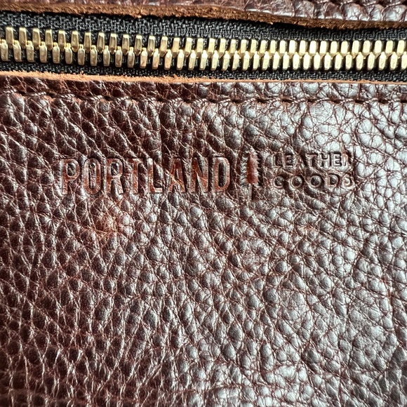Portland Leather Goods PLG Backpack Rugged Handmade Front Pocket Reddish Brown - Picture 7 of 12